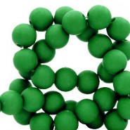 Acrylic beads 4mm Matt Fir green